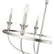 Emery 5 Light 29.1 inch Brushed Nickel Chandelier Ceiling Light